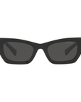 Miu Miu - SMU 09W 1AB-5S0 D.Gray Black Biker Sunglasses