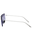 Prada - Tampo Line SPR B55 1BC-70P Silver Purple Sunglasses