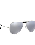 Ray-Ban - RB3025 019W3 Aviator Large Metal Mirror Silver Sunglasses