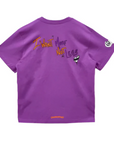 Chrome Hearts Matty Boy Purple Graffiti T-Shirt