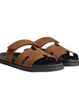 Hermès Chypre Sandal Brun Fume Suede