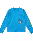 Chrome Hearts x Matty Boy Brain New U Crew Sweat Trainer Blue