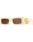 GUCCI GG1425S 004 Sunglass Women - Cream White