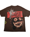 Travis Scott Never Backward T-shirt Brown