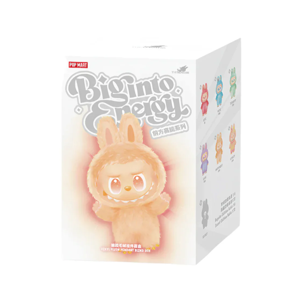POP MART Labubu The Monsters &#39;Big Into Energy V3&#39; Vinyl Plush Sealed Single Blind Box